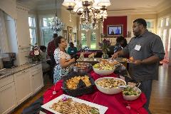 Black Excellence enjoying food