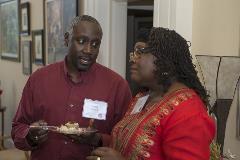 A black men and women enjoying their time