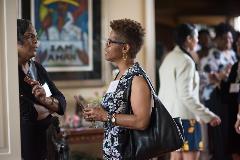 Two woman having a conversation 